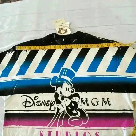 Vintage 80/90s Disney Mickey MGM with Original Tags One size fits all, T-Shirt - Picture 9 of 9